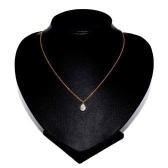 Bijoux anciens - Pendentif diamant poire 1,01ct