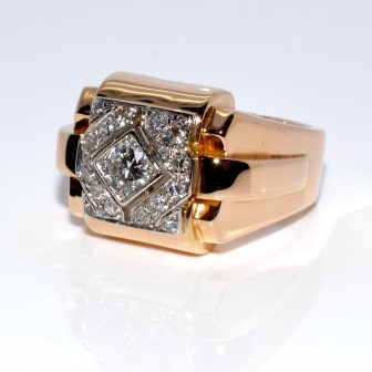 Bijoux anciens - Bague Tank 