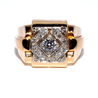 Bijoux anciens - Bague Tank 