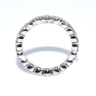 Bagues de fiançailles - Alliance américaine diamants - Env. 2,40 carats