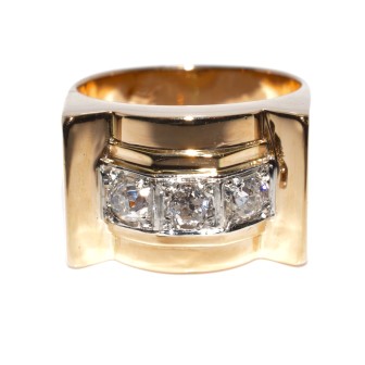 Bijoux anciens - Bague Tank 