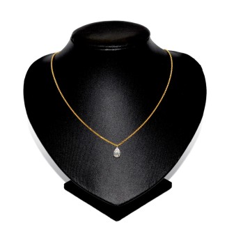 Bijoux anciens - Pendentif diamant poire 