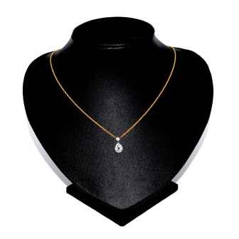 Bijoux anciens - Pendentif diamant poire 