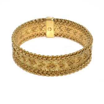 Bijoux anciens - Gay Frères - Bracelet ruban vintage