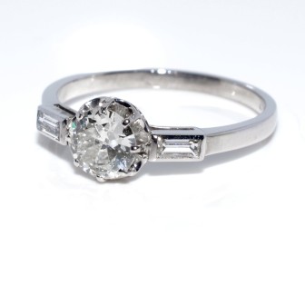 Bagues de fiançailles - Bague solitaire diamant 0,60 carat