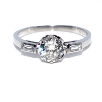 Bagues de fiançailles - Bague solitaire diamant 0,60 carat