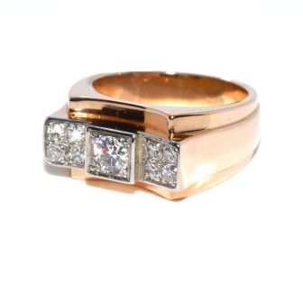 Bijoux anciens - Bague Tank 