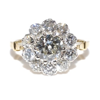 Bagues de fiançailles - Bague Pompadour diamants 
