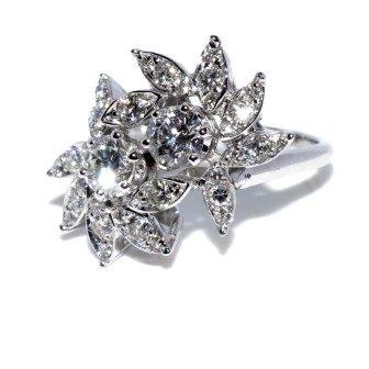 Bagues de fiançailles - Bague toi et moi diamants