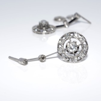 Bijoux Récents - Boucles d'oreilles diamants 