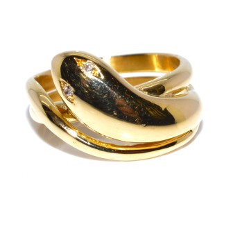 Bijoux anciens - Bague serpent or 