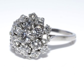 Bagues de fiançailles - Bague vintage diamants