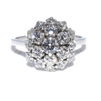 Bagues de fiançailles - Bague vintage diamants
