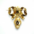 Bijoux anciens - Broche noeud ancienne