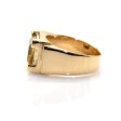 Bijoux anciens - Bague Tank citrine