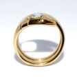 Bijoux anciens - Bague serpent or et diamant