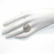 Bijoux anciens - Bague Art Déco double entourage diamants 
