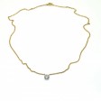 Bijoux anciens - Pendentif diamant taille ancienne 0,78 ct