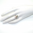Bijoux anciens - Bague toi et moi diamant et perle fine - Réservée