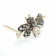 Bijoux anciens - Broche mouche Napoléon III