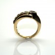 Bijoux anciens - Bague Tank asymétrique