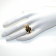 Bijoux anciens - Bague Tank asymétrique