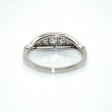 Bijoux anciens - Bague jarretière Art Déco diamants