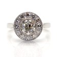 Bijoux récents - Bague entourage diamants