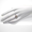 Bijoux récents - Bague entourage diamants