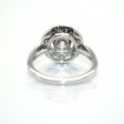 Bijoux récents - Bague entourage diamants