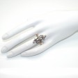 Bijoux anciens - Bague Art Nouveau diamants 