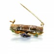 Bijoux anciens - Broche diamants Napoléon III