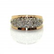 Bijoux anciens - Bague Tank diamants