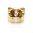 Bijoux anciens - Bague Tank diamants 