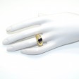 Bijoux anciens - Bague jonc saphir et diamants