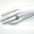 Bijoux anciens - Bague Art Déco entourage diamants - Vendue