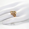 Bijoux anciens - Bague serpent or et diamants
