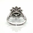 Bijoux anciens - Bague double entourage diamants