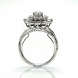 Bijoux anciens - Bague double entourage diamants