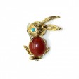 Bijoux anciens - Broche vintage lapin