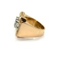 Bijoux anciens - Bague Tank diamants 