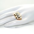 Bijoux anciens - Bague Tank diamants 