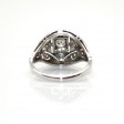 Bijoux anciens - Bague dôme Art Déco diamants