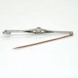 Bijoux anciens - Barrette Art Déco diamants 