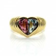 Bijoux récents - BULGARI - Bague Doppio coeur