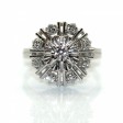 Bijoux récents - Bague marguerite diamants