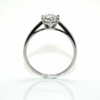 Bijoux anciens - MELLERIO - Bague solitaire diamant 
