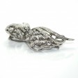 Bijoux anciens - Broche vintage diamants