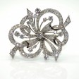 Bijoux anciens - Broche vintage diamants