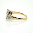 Bijoux anciens - Bague solitaire diamant 